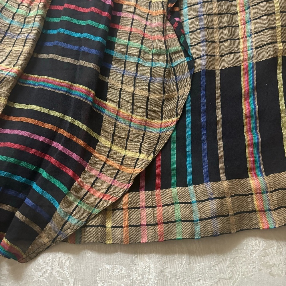 ❤️2/$15 or 3/$21❤️ Voice International Gauzy Faux Wraparound Skirt, Size XXS - Picture 6 of 10